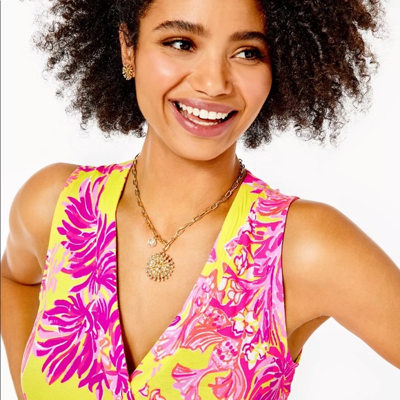 Lily Pulitzer High Tides Good Vibes Necklace - Picture 3 of 8